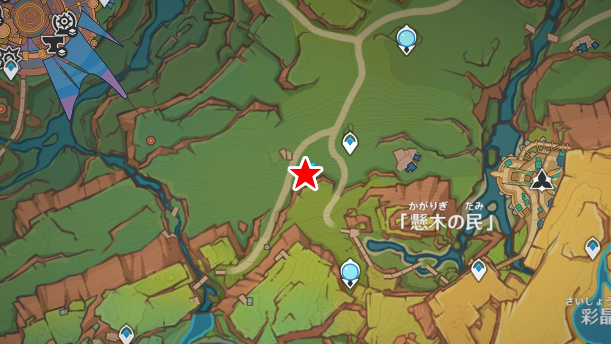万火のほとぎの隠し宝箱の場所|ギミックを解くと宝箱が出現