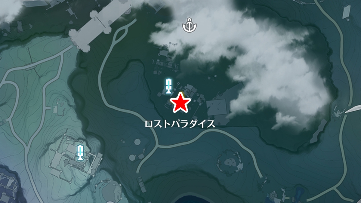 ディサレー海嶺の音匣の場所