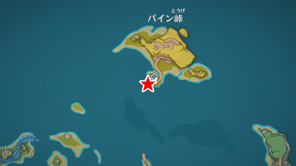 のびのびリゾートの「隠し宝箱」の場所