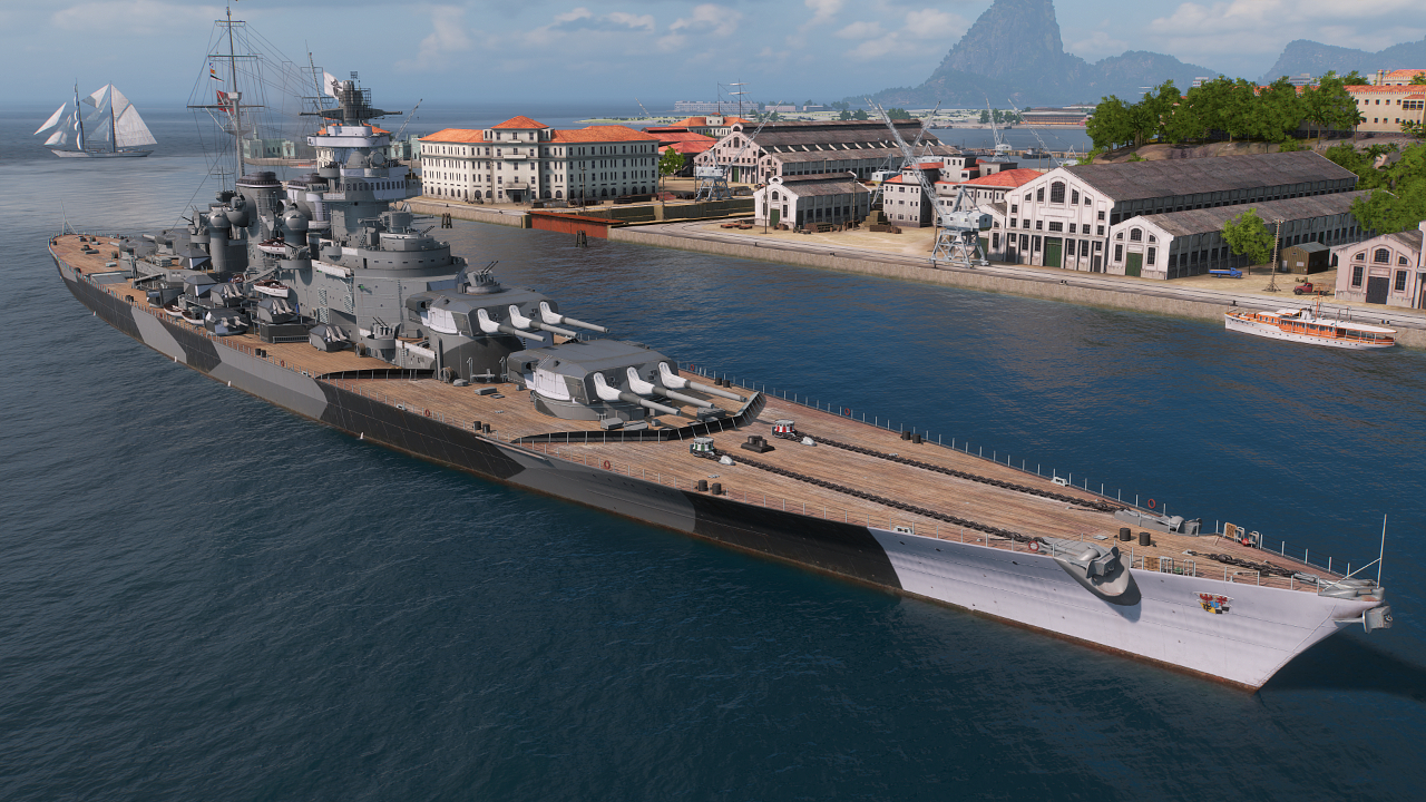 副砲特化にした巨大戦艦で突撃する|「グローサー・クルフュルスト」